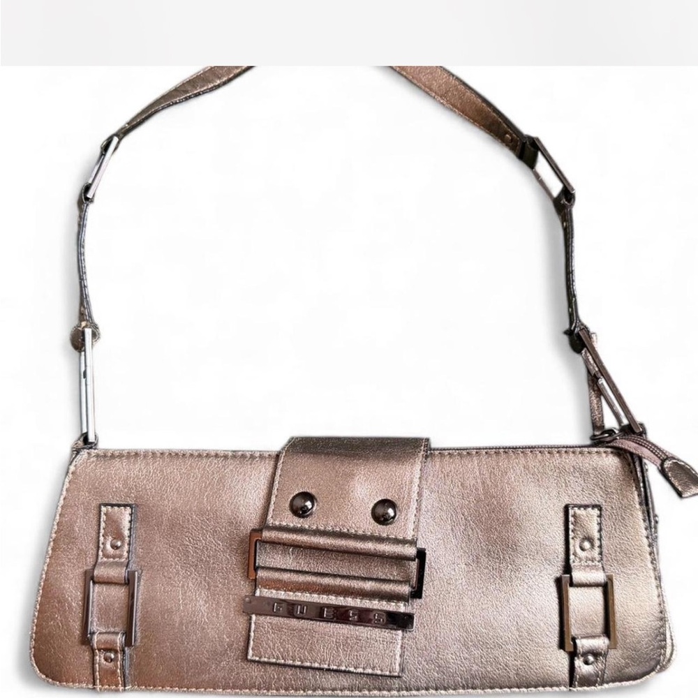 Vintage Y2K Guess Metallic Clutch with Strap